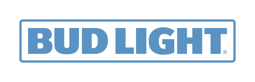 Bud Light RGB Logos Horizontal 1Color - Light Blue